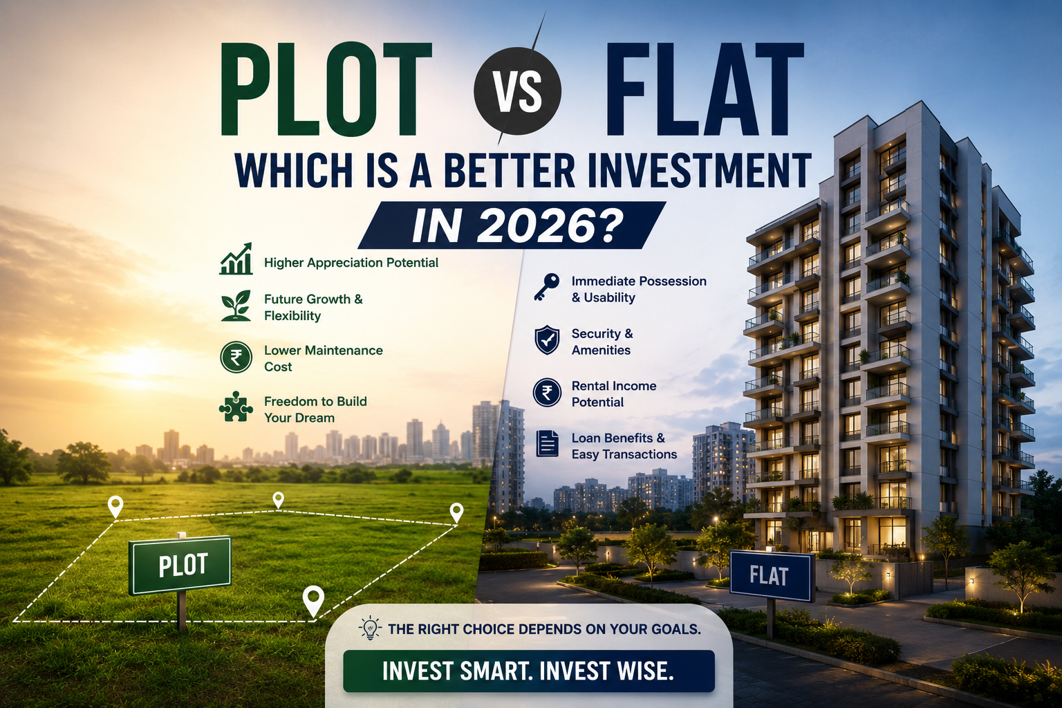 Plot vs Flat Investment 2026